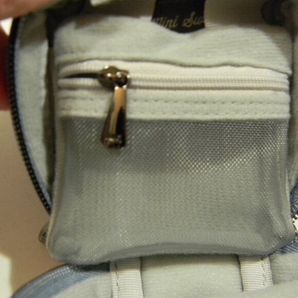 Share Lug Mini Swizzle Jewelry Case Blue NWT - Picture 7 of 7